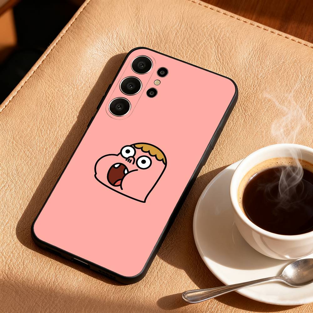 S-Sassy Cartoon C-Clarences Handyhülle Für Samsung S26,S25,S24,S21,S22,S23,S30,Ultra,S20,FE,Lite,10,9,Schwarze Hülle