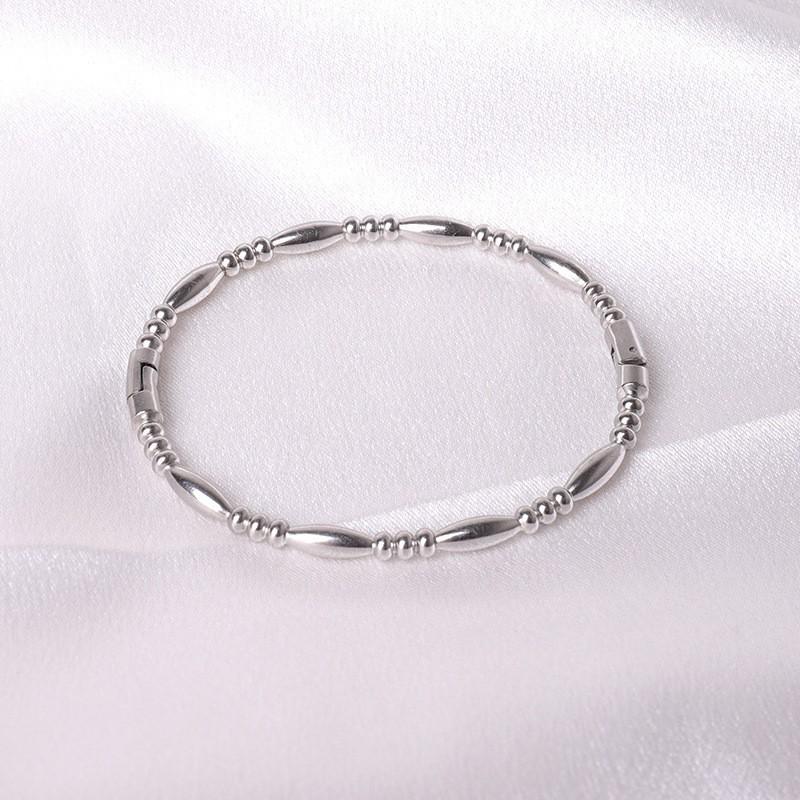 Starry Sky Silver Titanium Steel Bracelet for Women - High-End, Versatile, Full Diamond, Non-Fading Fashion Accessory