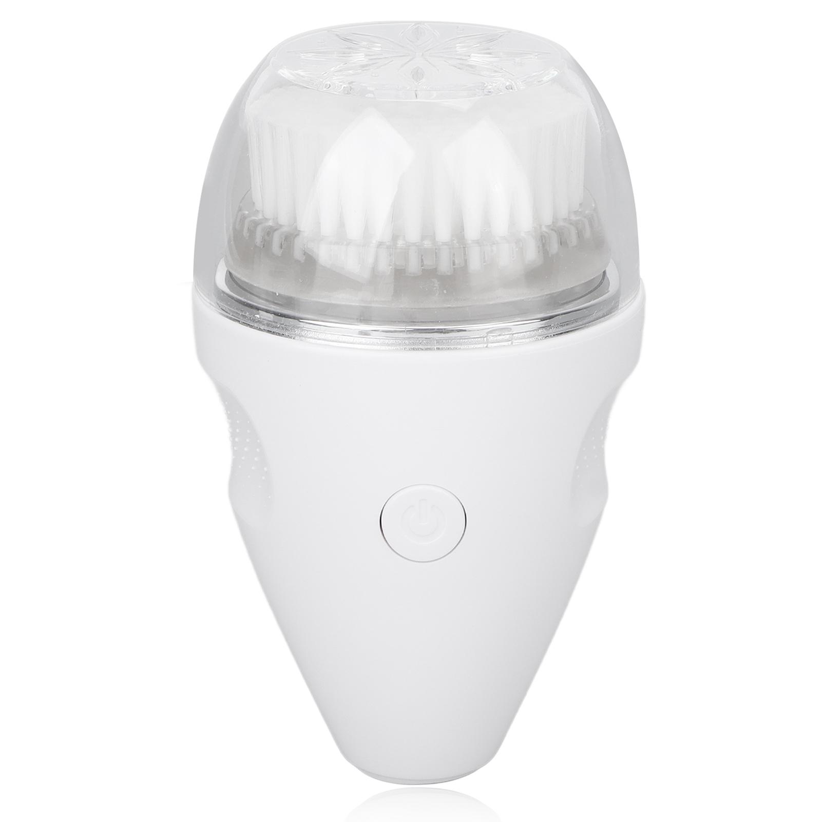 

Электрическая щетка для чистки лица с разноцветными огнями IPX6 Водонепроницаемая 4-ступенчатая машина для глубокой очистки лица