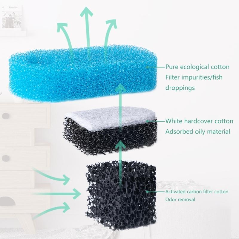 Hängende Aquarien Filter Tauchpumpe Filtersystem Wasserreiniger Sauerstoffspender Wasserreinigung für Wasserhaustiere