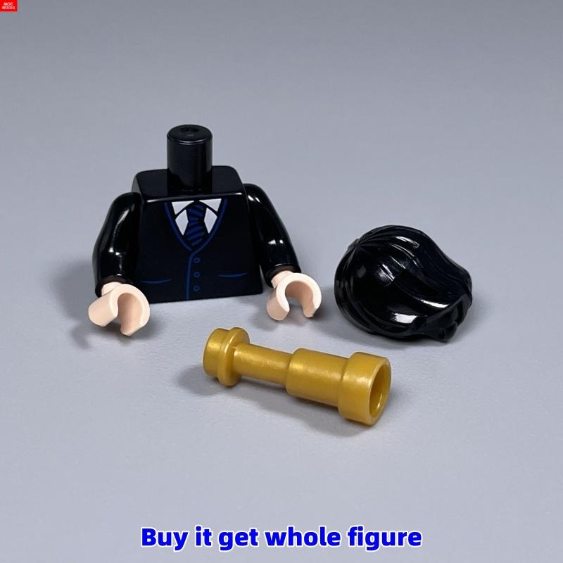 

Non-Toxic Moc Bricks Brief Case Businessman Bag Man Children Torso Suit Cloth Educational Building Blocks Assembles Children S Toys Gifts