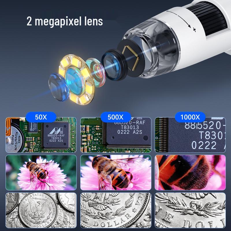 4.3" 1080P HD USB Digital Microscope for Industrial Repair Detection