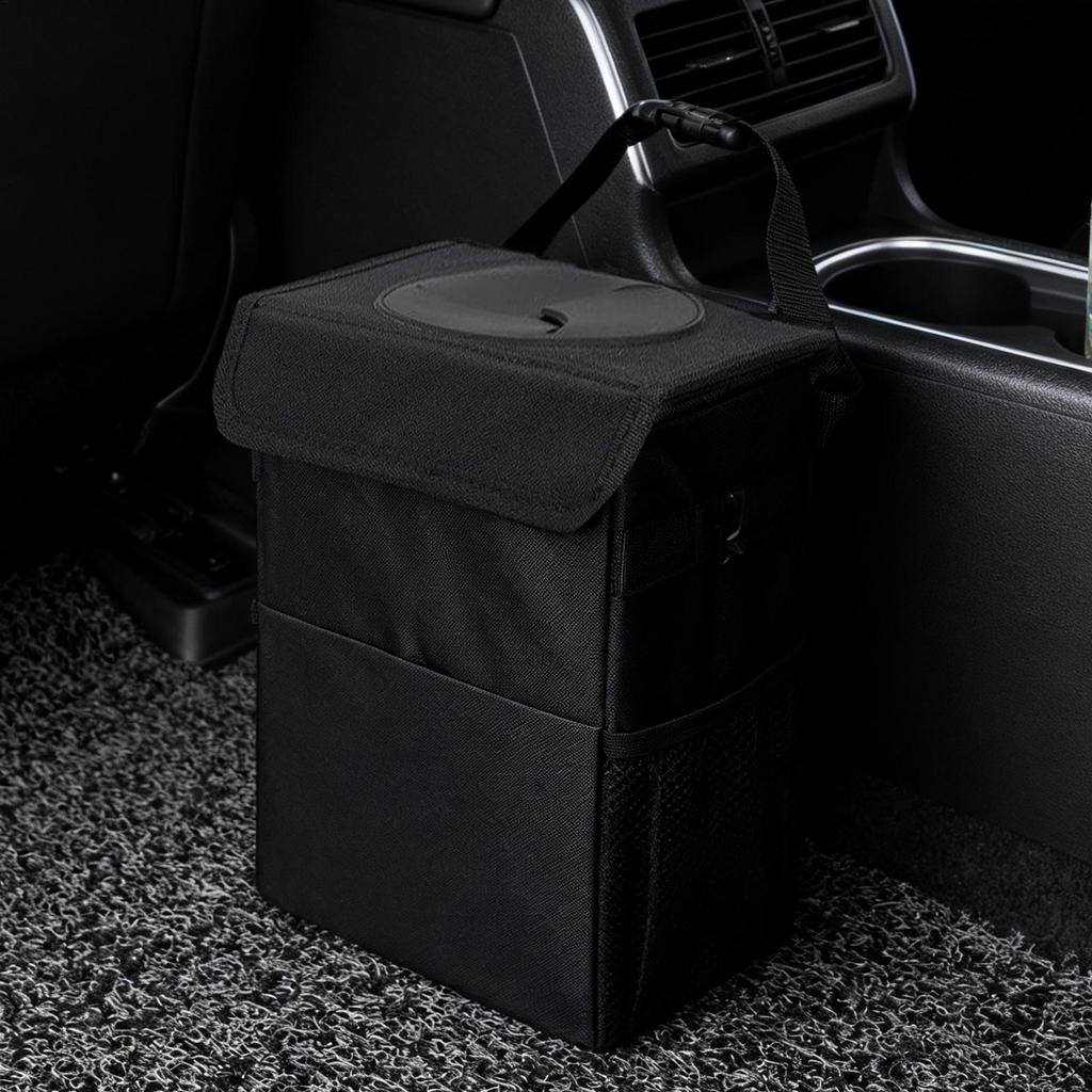 Car Trash Bin Leakproof Backseat Storage Organizer Bag Car Garbage Bin For Truck SUV Road Trips Weekend Outings Vacation Outdoor