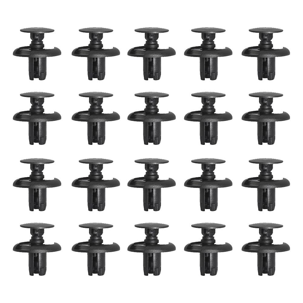 10/20/30/40/50 Stück 8mm Auto Befestigungsclips Auto Nietclips Stoßfänger Türverkleidung Kotflügel Clip Halter Kunststoff Auto Nieten Schraube