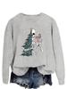 Fun Fashion Crewneck Sweatshirt: "Sorta Merry, Sorta Scary" Long-Sleeve for Autumn/Winter