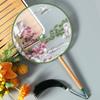 Handheld Bridal Group Fan with Tassels Silk Fan Party Supplies Chinese Embroidery Fan  Home Decor