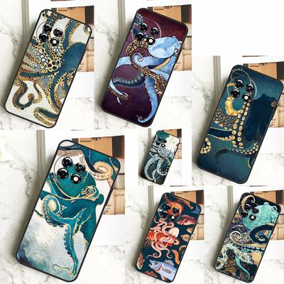 Marine Life Ocean Octopus Case For OnePlus 12 12R 11 9 10 Pro 10R 9R 8T 10T Nord CE 2 3 Lite 2T N10 N20 N30 CE4 Cover