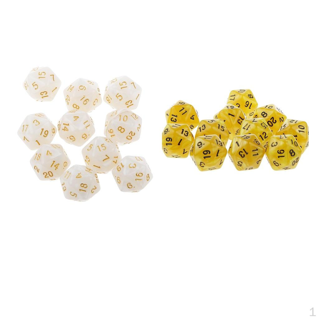 20pcs 20 Sided D20 Playing Games s