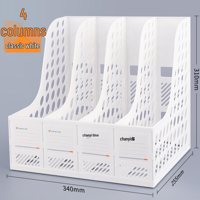 Desktop File Organizer Set: Thickened Rack & Storage Box for Office Supplies