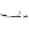 For KIA Carens Rondo 2007-2012 Exterior Door Handle Front Rear Left Right Replacement Silvery Outside Door Handle