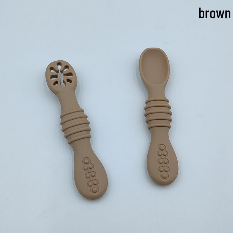 Baby Silicone Feeding Spoon Set for Training and Complementary Foods