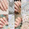 Imitation Gemstone 5D Nail Stickers Shiny Palace Nail Decals Nail Decorations  DIY Manicure