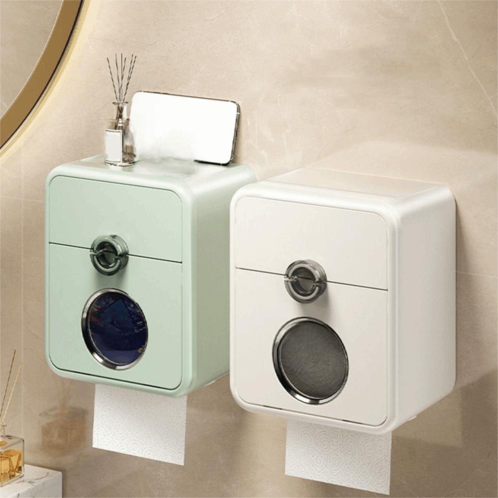 Wall Mounted Toilet Paper Storage Box Plastic Toilet Paper Holder Durable Paper Towel Box  Bathroom
