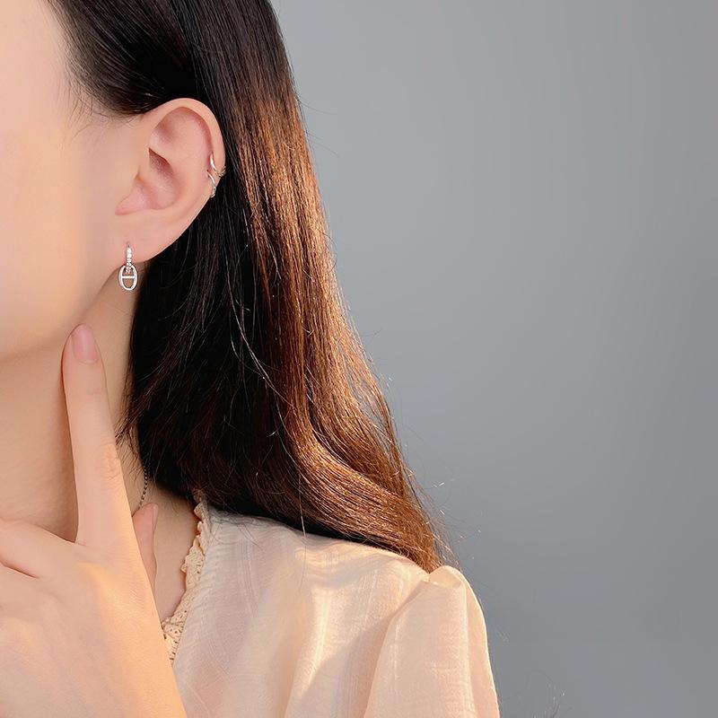 Personalized Pig Nose Ear Buttons for Women's Fashionable Sweet and Cool Style Light Luxury High-end Earrings