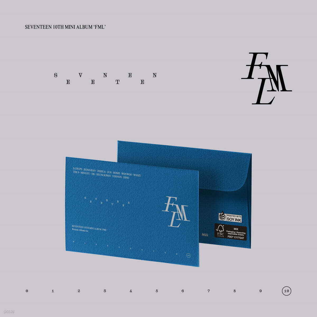 

SEVENTEEN - 10th Mini Album: FML [Weverse Albums ver.]