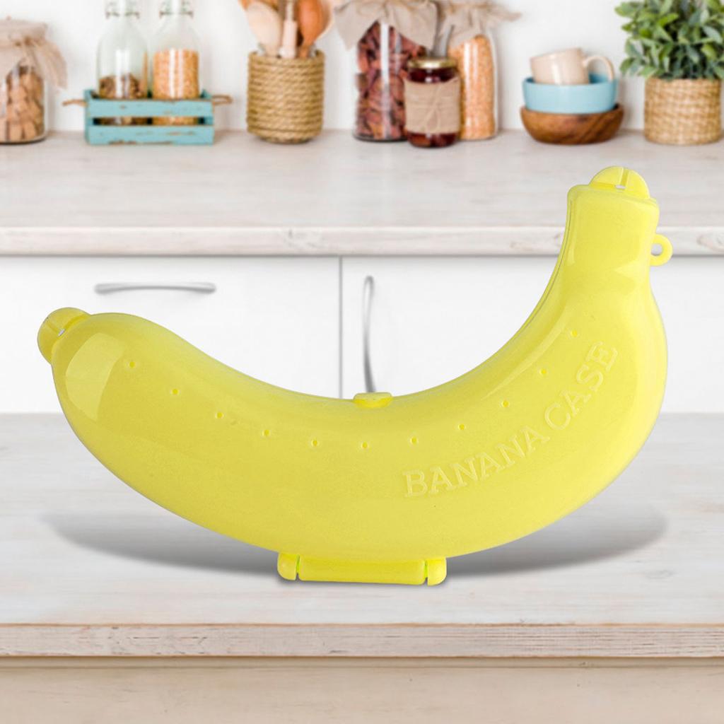 Süß 3 Farben Frucht Banane oder Box Halter Hülle Lunchbox Aufbewahrung Neu