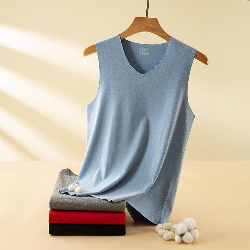 Nahtlose kationische Garn Unisex Warme Weste mit geformtem Design und angerautem Unterhemd