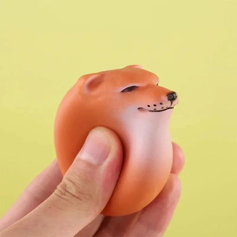 

1pc Shiba Inu Egg-Shaped Collectible Dolls-Cute Anime-Style Plastic Figurines with Expressive Eyes-Fluffy Ear,Holiday Decoration