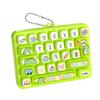 Cartoon 26 Keys Keyboard Keychain Animals Stress Relief Fidget Toy  Backpack Decor