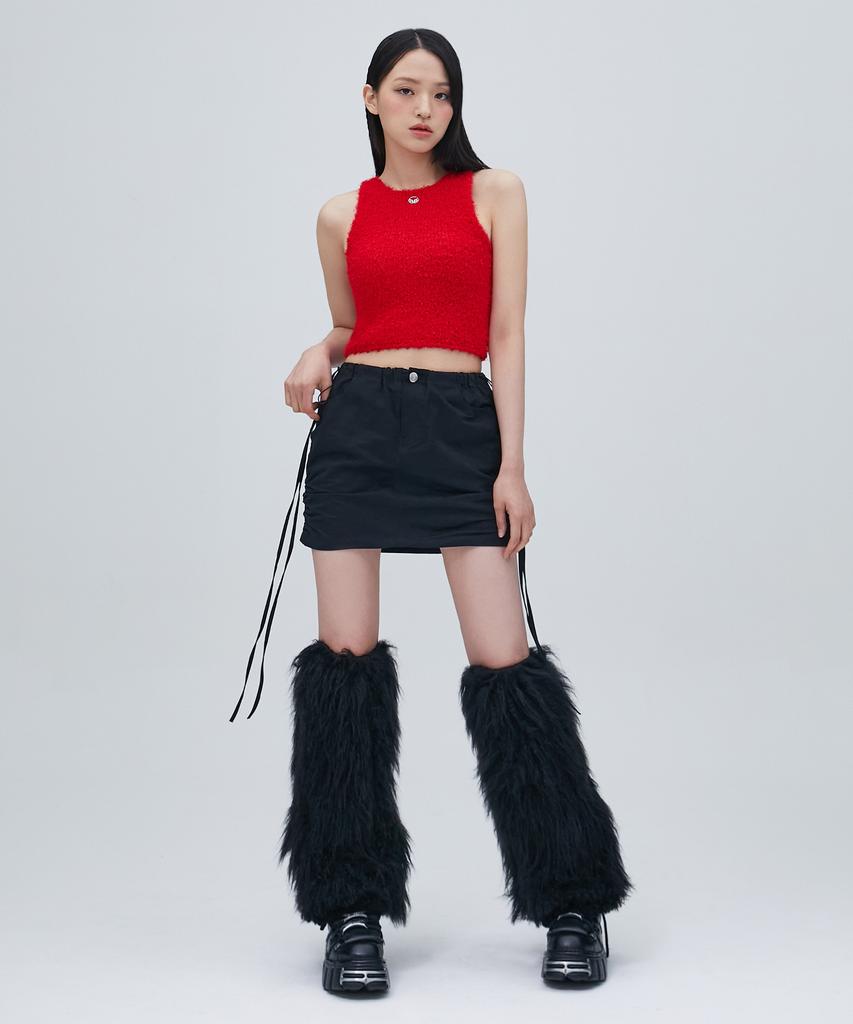 Lara Fox String Mini Skirt Black Bp3Ws004