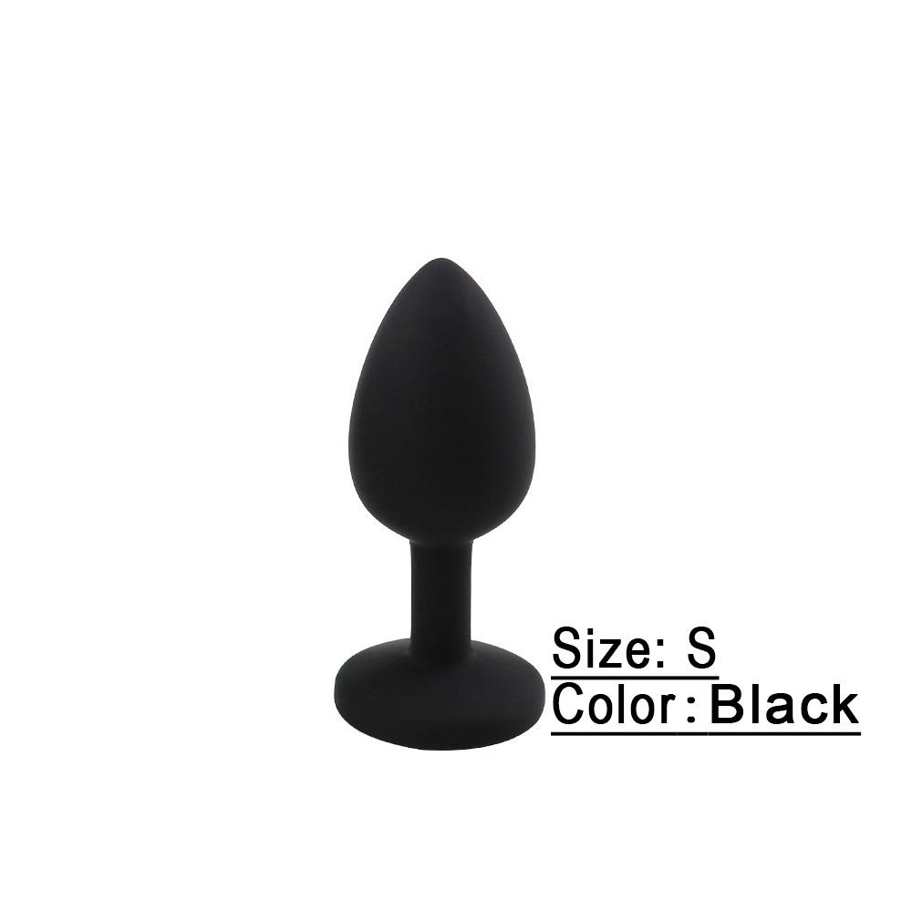 New Silicone Butt Plug Anal Plug Unisex Sex Stopper 3 Different Size Adult Toys for Men/Women Anal Trainer for