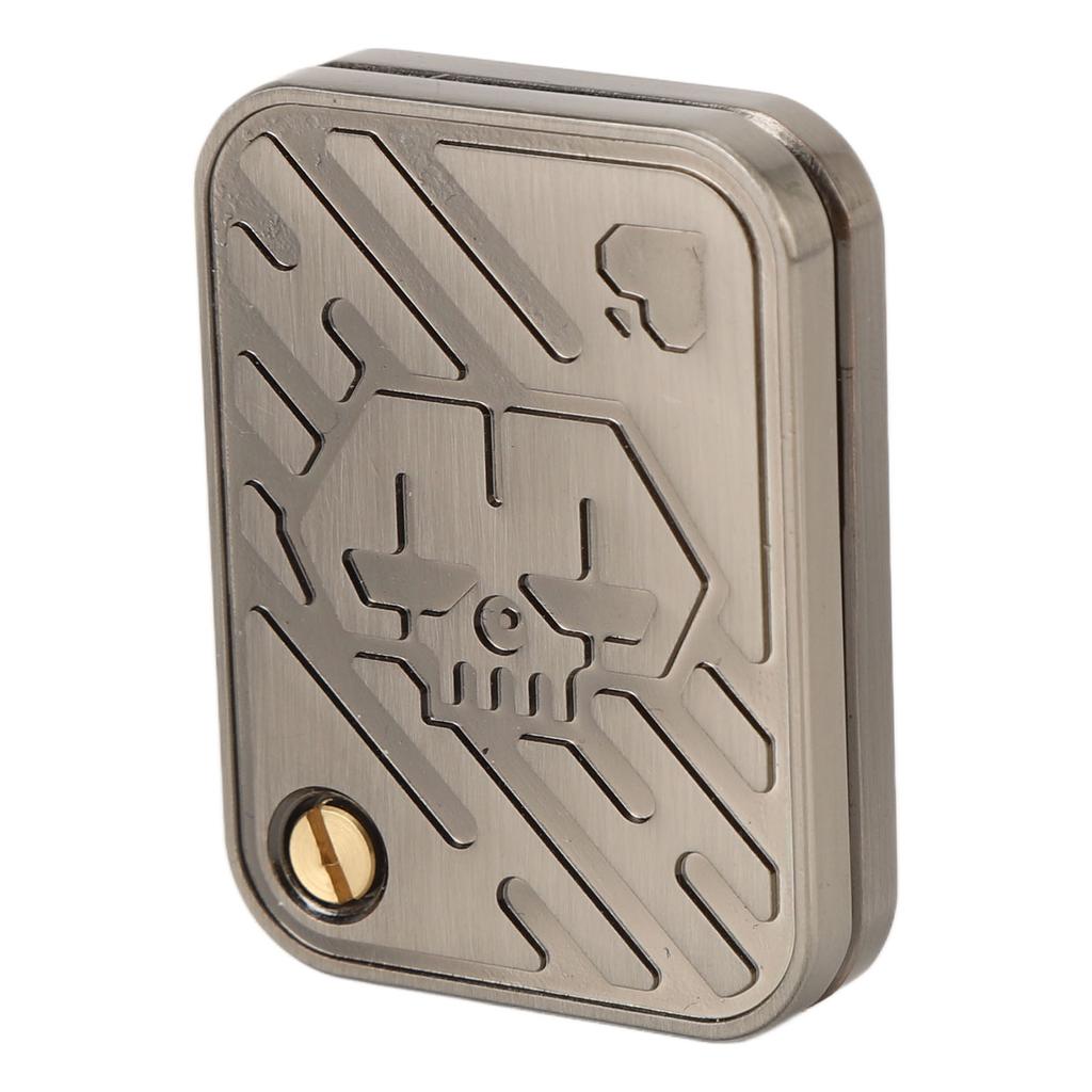 Poker Push Slider Toy Mini Ergonomic Stress Relief Reduce Pressure Metal Slider Toy for ADHD Adult