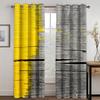 Cheap Modern Personality Curve Double Color Printing Curtain Living Room Bedroom Home Decoration Adult Decorative