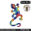 Creative Color House Lizard Statue Figurine Resin Sculpture Cabinet Wall Hang Home Office Bar Store Decoration Ornament Crafts