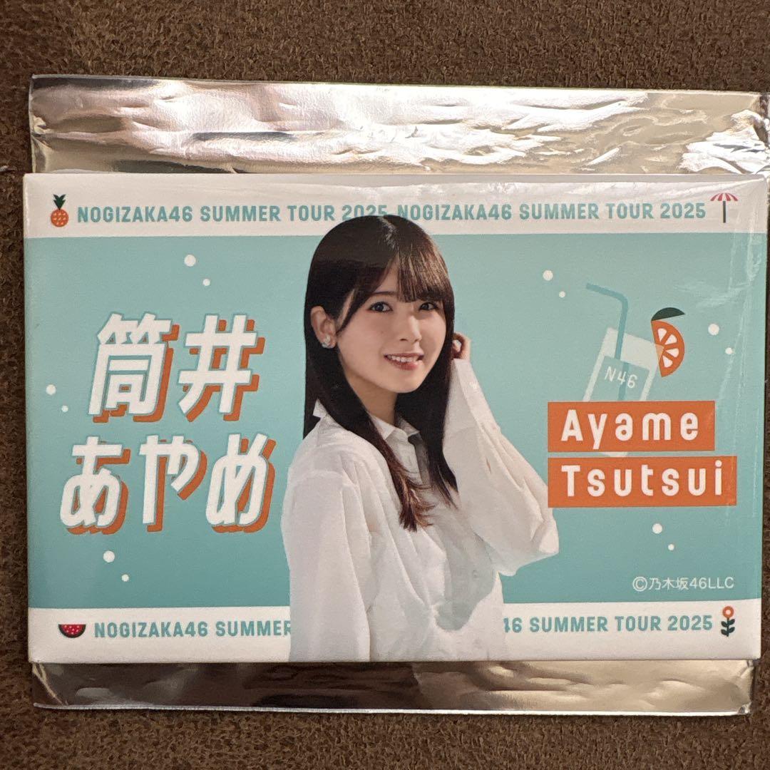 

[USED] Nogizaka46 Tsutsui Ayame Purchase Bonus B Prize Individual Summer Towel Can Badge