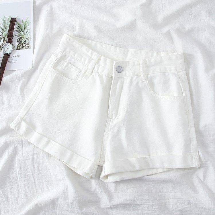 Women's High-Waisted Wide-Leg Denim Shorts - Loose, Slimming, A-Line, Trendy Summer Style 2026