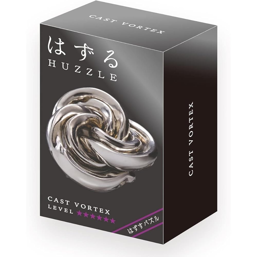 Hanayama Cast Vortex Puzzle Level 6 Brain Teaser Game for Adults and Kids