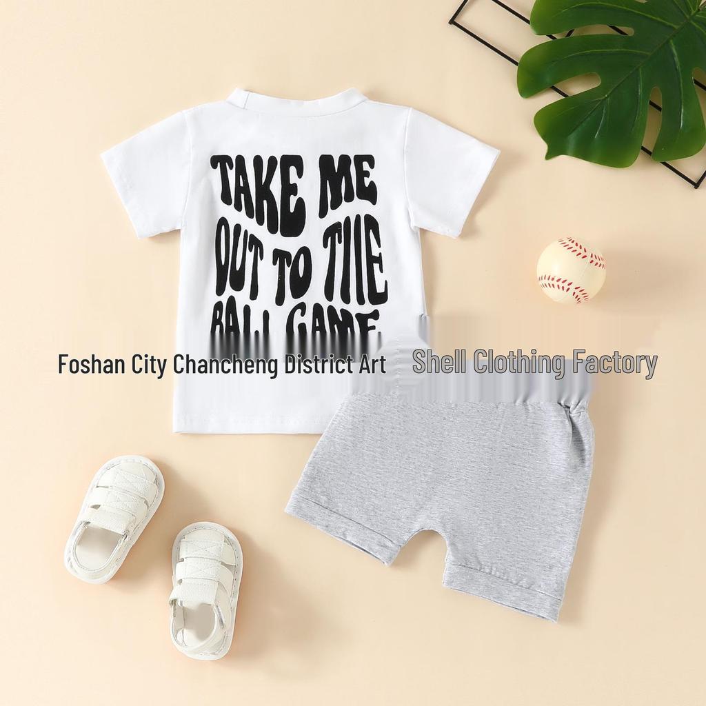 Children's Printed T-Shirt & Pants Set