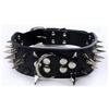Studded Dog Collar With Rivet Decor PU Leather Medium Large Dogs Adjustable Anti-Chew Neckband