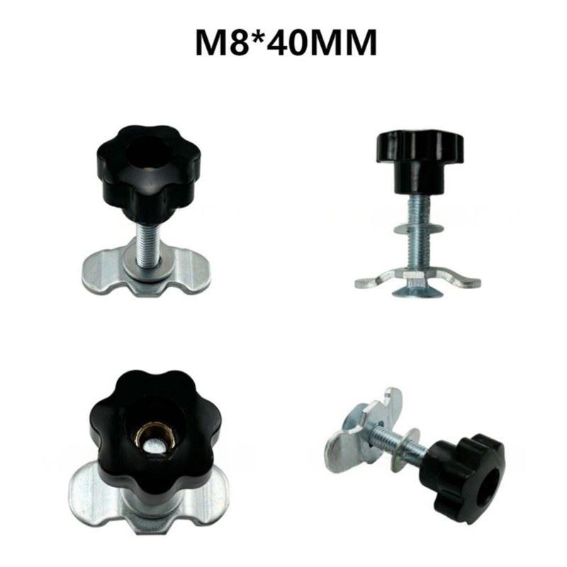 Schnell Einbau 8mm Gewinde- Anschlüsse L Track Nieten Gewinde- Schienen Passform