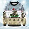 3D Print Loose Street Style Color Block Pullover Sweater for Autumn/Winter