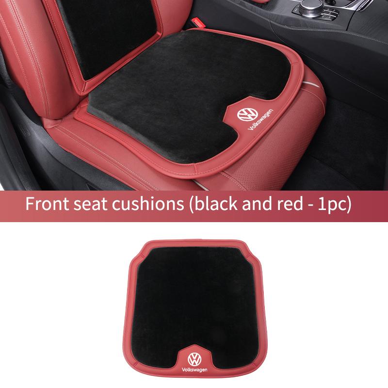 2026 Hot For Volkswagen VW Car Front Rear Seat Cushion Cover Mat Backrest Protective Pad For Volkswagen VW Passat Golf Tiguan Po