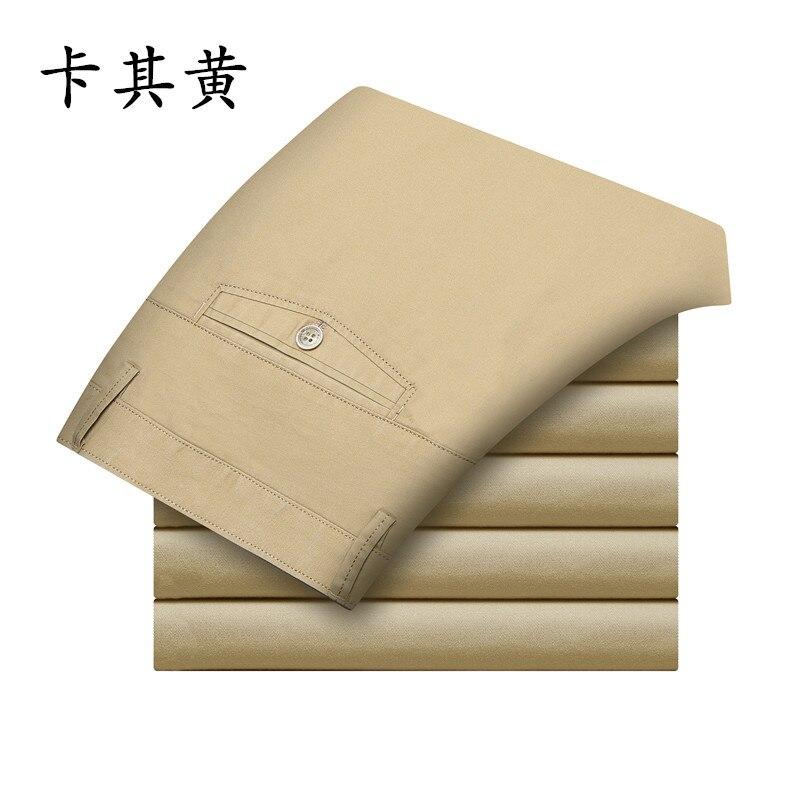 Summer Mens Casual Ting Trousers Fashion Pants Male Brand Solid Color Trousers High Quality A62