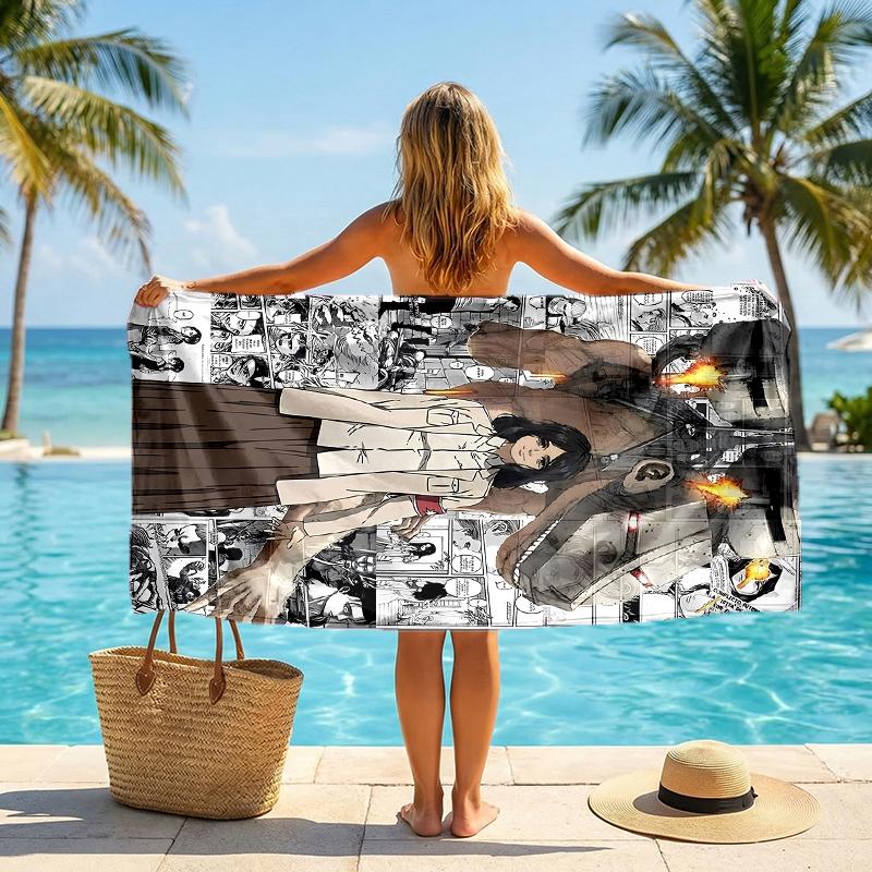 Pieck Fashion Beach Towel: Ideal for Summer Adventures Soft, absorbent and quick drying suitable for swimming and bathing