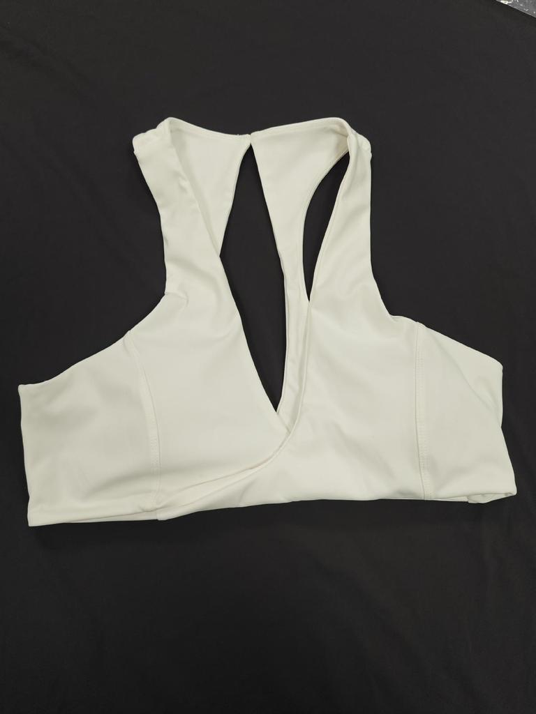 European & American Style Women's Yoga Suit: Stylish Pilates Sports Top with Beautiful Back Design