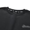 Skechers S-Color Solid Color Round Neck Pullover Knitted Sweatshirt Unisex sweatshirt Carbon-Black L323U181-0018