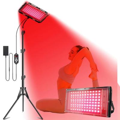 Lampă Terapie cu Lumină Roșie 100W Stativ Ajustabil 660nm Lumină Roșie & 850nm Lumină Infraroșie Dispozitiv Echipament Terapie Ameliorarea Durerilor Corpului