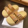 New Summer V Soft-soled Slippers Women's Fashion Non-slip Thick-soled Cool Slippers Home Slippers