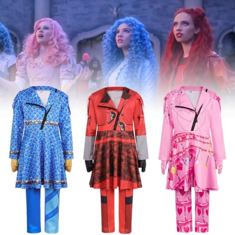 The 4 Descendants Inheritors A Princess Rebellion Characters Cosplay Set Costume