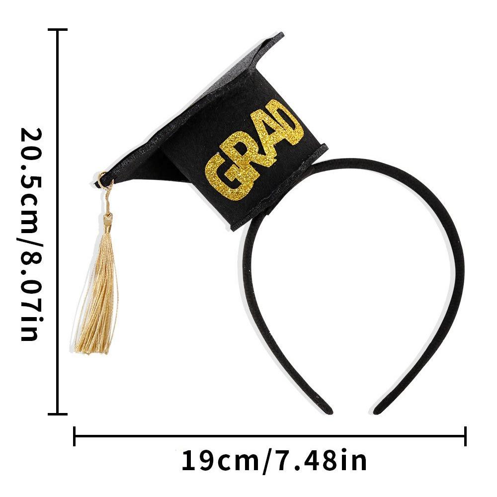 

Felt Graduation Season Headband Letter Star Celebration Hair Band Fahion Headwear for Kids Adult Style 1