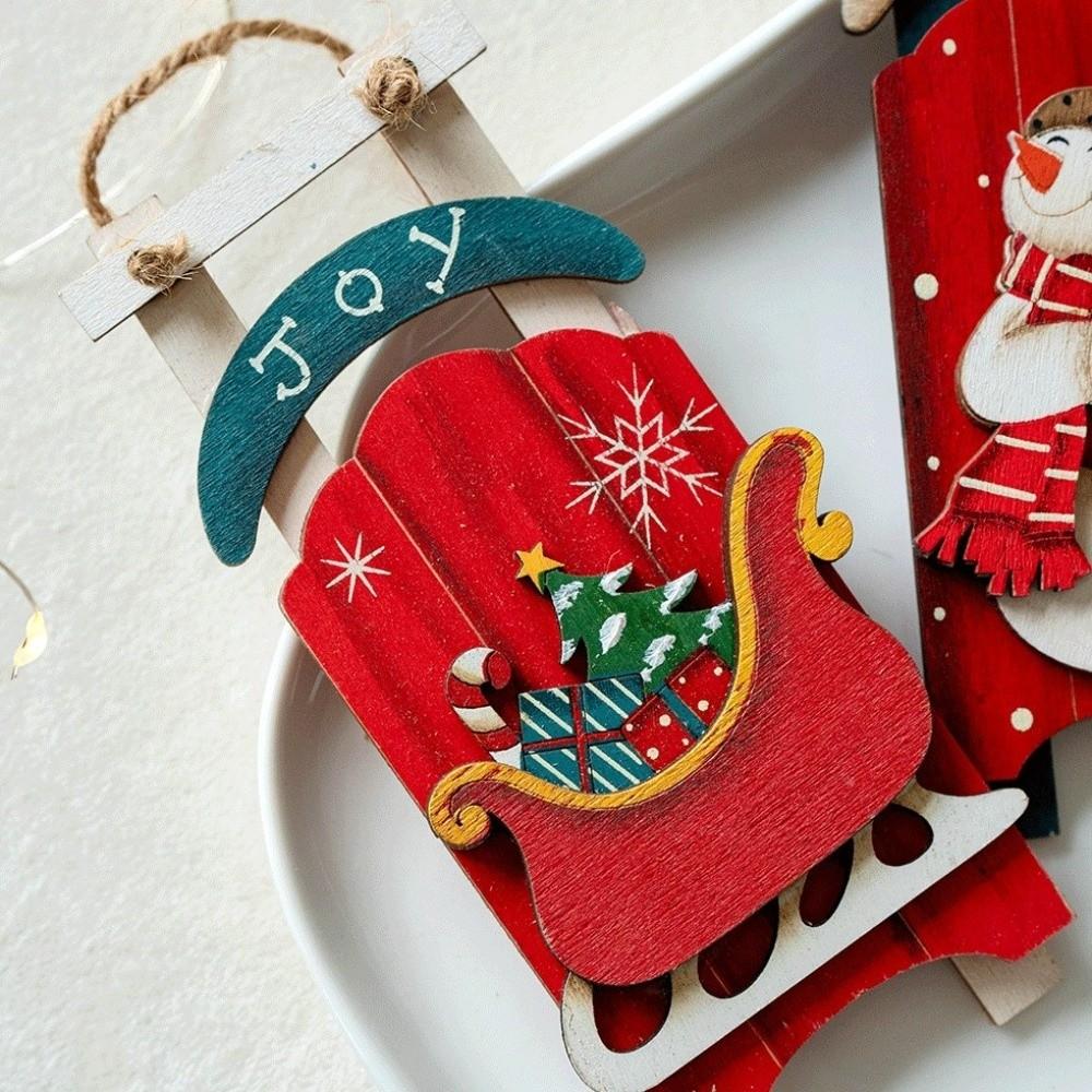 Pendant Style Christmas Tree Pendant Hanging Design Santa Claus Decoration Home Holiday Decor