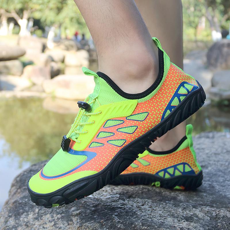 Unisex Water Barefoot Shoes Upstream Swimming Aqua Shoes Drainage Wading Sandals For Gym Yoga Diving Surf Hiking Sports Sneakers