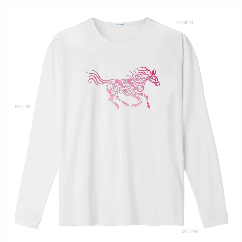 Fast Watercolor Horse T Shirt for Girls Women vintage Washed Versatile Breathable Soft designer clothes fashion Stylish