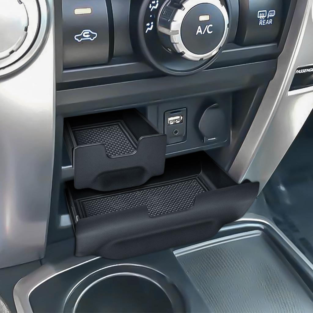 Pudełko do przechowywania w szufladzie Organizer konsoli środkowej Dla Toyota 4Runner 2014-2025 2025 2025 Środkowe schowki Szuflada Pudełko na klucze Taca