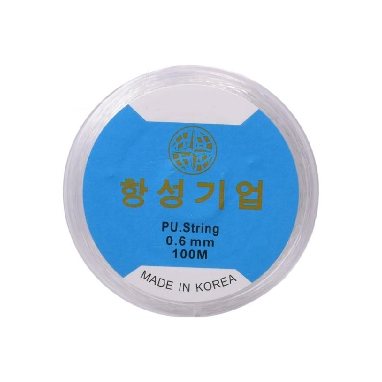 100M Clear Elastic String for Handmade Stretch Bracelets Crafting and Creative Beading Applications