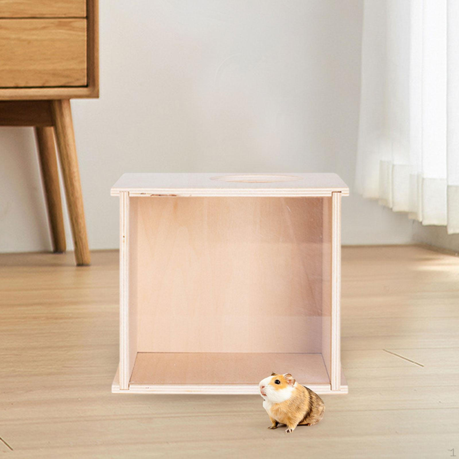 

DIY Digging Box for Hamsters. Clear Acrylic Window. Versatile. Sturdy Structure. Easy to Assemble. Size S
